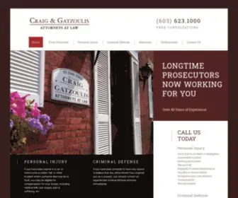 Cglawnh.com(NH Personal Injury Lawyers Manchester) Screenshot