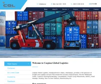 CGL.az(Caspian Global Logistics) Screenshot