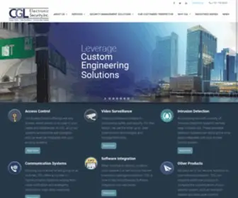 CGlsecurity.com(CGL Electronic Security) Screenshot