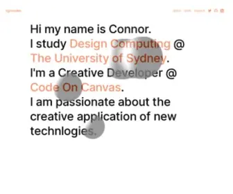 CGM.codes(Portfolio of connor guy meehan who codes) Screenshot