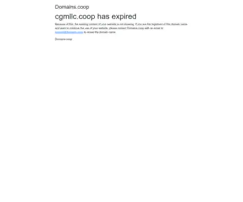 CGMLLC.coop(CoMark Equity Alliance LLC) Screenshot