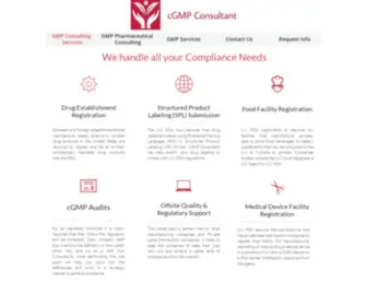 CGMpconsultant.com(GMP Consultant) Screenshot