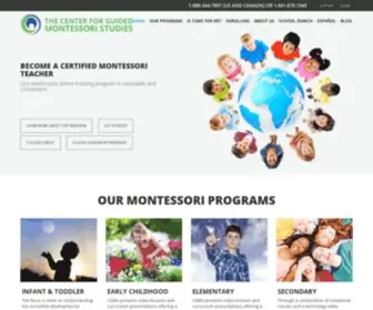 CGMS.edu(Guided Montessori Studies) Screenshot