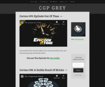 CGPgrey.com(CGP Grey) Screenshot
