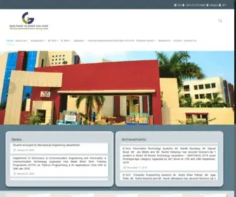 Cgpit-Bardoli.edu.in(Chhotubhai Gopalbhai Patel Institute of Technology) Screenshot