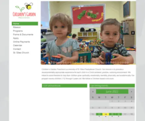 CGprichmond.com(Childrens Garden Preschool) Screenshot