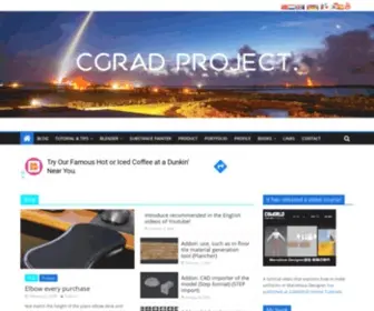 Cgradproject.com(CG制作や個人) Screenshot