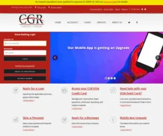 CGrcu.org(CGR Credit Union) Screenshot