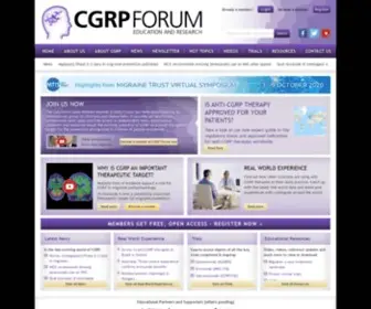 CGRpforum.org(CGRP Education & Research Forum) Screenshot