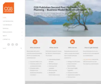 Cgsadvisors.com(CGS Advisors) Screenshot