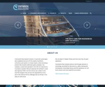 CGSFL.com(Continental Glass Systems) Screenshot