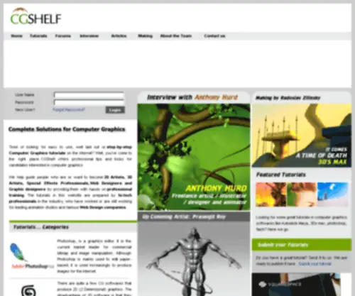 CGshelf.com(Computer Graphics) Screenshot