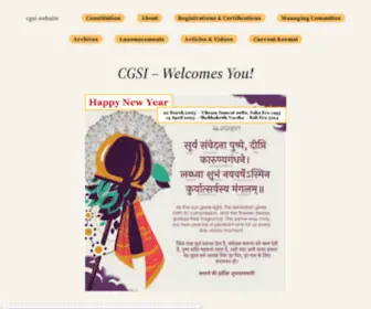 Cgsiindia.org(CGSI WEBSITE) Screenshot