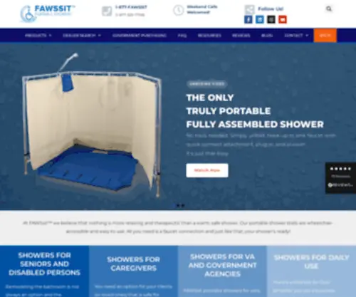 CGSP.net(FAWSsit Portable Showers) Screenshot