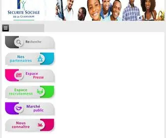 CGSS-Guadeloupe.fr(CGSS Guadeloupe) Screenshot
