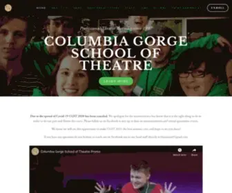 CGST.com(Columbia Gorge School of Theatre) Screenshot