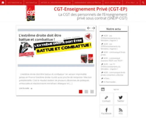 CGT-EP.org(Site en reconstruction) Screenshot