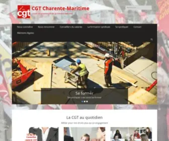 CGT17.fr(CGT 17) Screenshot