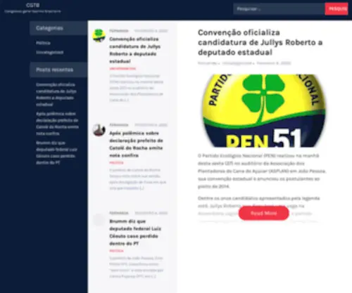 CGTB.org.br(Central Geral dos Trabalhadores do Brasil) Screenshot