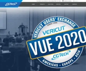 Cgtech.com(The developer of VERICUT CNC machine simulation) Screenshot