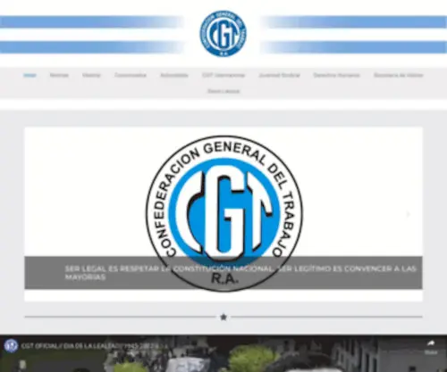 Cgtoficial.org(Sitio Oficial de la CGT) Screenshot