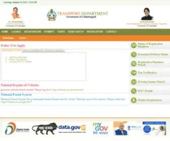 CGtransport.gov.in(Www.naturewing.com (india's first natural) Screenshot
