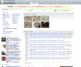 Cgtutorials.com(Adobe Photoshop tutorials) Screenshot