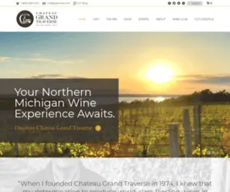 CGtwines.com(Chateau Grand Traverse) Screenshot