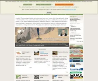 Cgu.cz(Czech Geological Survey) Screenshot