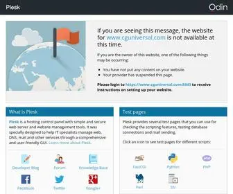 Cguniversal.com(Domain Default page) Screenshot