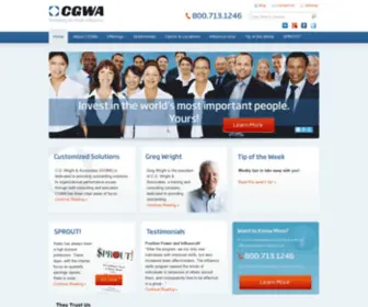 Cgwa.com(Developing the Minds of Business) Screenshot