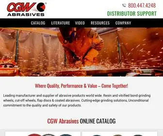 Cgwabrasives.net(CGW Abrasives) Screenshot