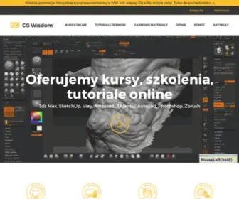 Cgwisdom.pl(Kursy i szkolenia online) Screenshot