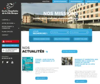 CH-Cotebasque.fr(CHCB) Screenshot