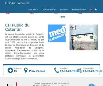 CH-Cotentin.fr(CHPC) Screenshot