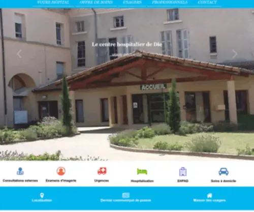 CH-Die.fr(Site en Maintenance) Screenshot