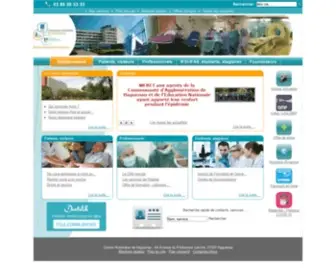 CH-Haguenau.fr(Site officiel du centre hospitalier de Haguenau) Screenshot