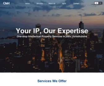 CH-Iplaw.com(Homepage foot) Screenshot
