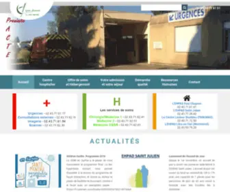 CH-Lafertebernard.fr(Centre Hospitalier Paul Chapron) Screenshot