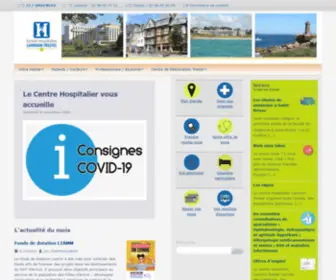 CH-Lannion.fr(Centre Hospitalier Lannion) Screenshot