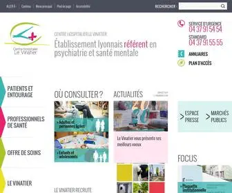 CH-LE-Vinatier.fr(Centre Hospitalier Le Vinatier) Screenshot