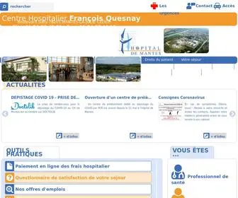 CH-Mantes.fr(Hopital de Mantes) Screenshot