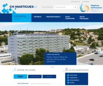 CH-Martigues.fr(CH Martigues) Screenshot