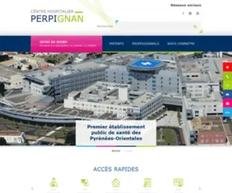 CH-Perpignan.fr(Centre hospitalier perpignan) Screenshot