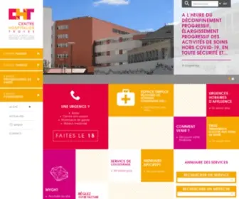 CH-Troyes.fr(Centre Hospitalier de Troyes) Screenshot
