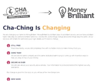 Cha-Ching.com.au(Cha-Ching Simplify your finances) Screenshot