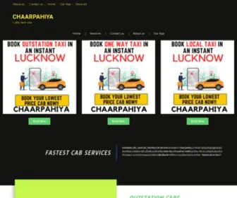 Chaarpahiya.com(Online Cab Booking) Screenshot