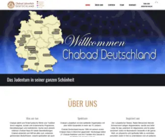 Chabadgermany.com(Chabad Deutschland) Screenshot