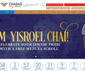 Chabadli.org(Serving the Long Island Jewish Communities in Suffolk and Nassau) Screenshot