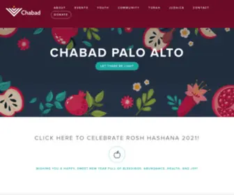 Chabadpaloalto.com(Chabad Palo Alto) Screenshot